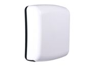 DISPENSER PAPELEIRA PARA PEPEL TOALHA INTERFOLHADO QUADRADO PRETO E BRANCO