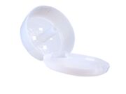 DISPENSER PAPELEIRA PARA PEPEL HIGIÊNICO ROLÃO REDONDO BRANCO/TRANSPARENTE - 24277