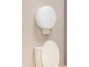 DISPENSER PAPELEIRA PARA PEPEL HIGIÊNICO ROLÃO REDONDO BRANCO/TRANSPARENTE - 24287