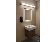 DISPENSER SABONETEIRA PARA BAG SABÃO LIQUIDO OU ESPUMA PRETO/TRANSPARENTE - 24297